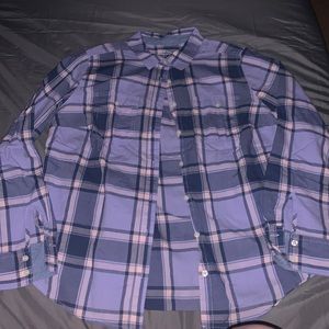 St. John’s Bay quality apparel Petite Medium plaid flannel